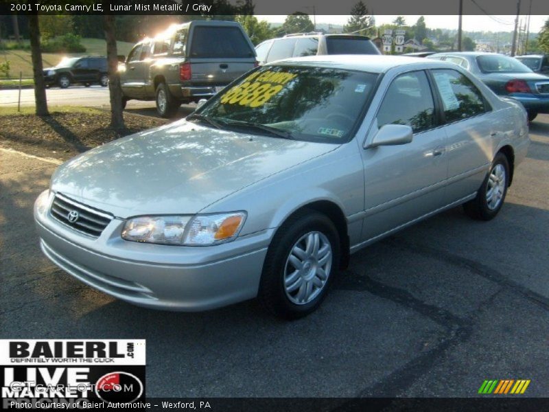Lunar Mist Metallic / Gray 2001 Toyota Camry LE