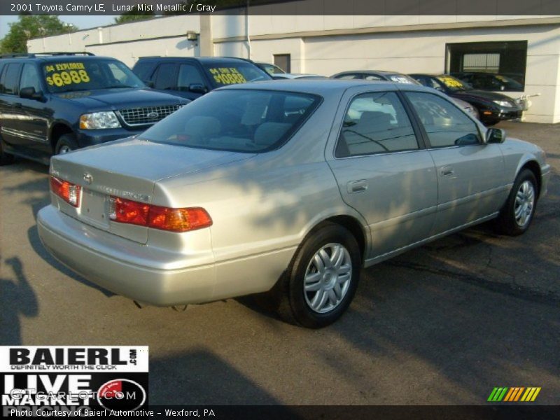 Lunar Mist Metallic / Gray 2001 Toyota Camry LE