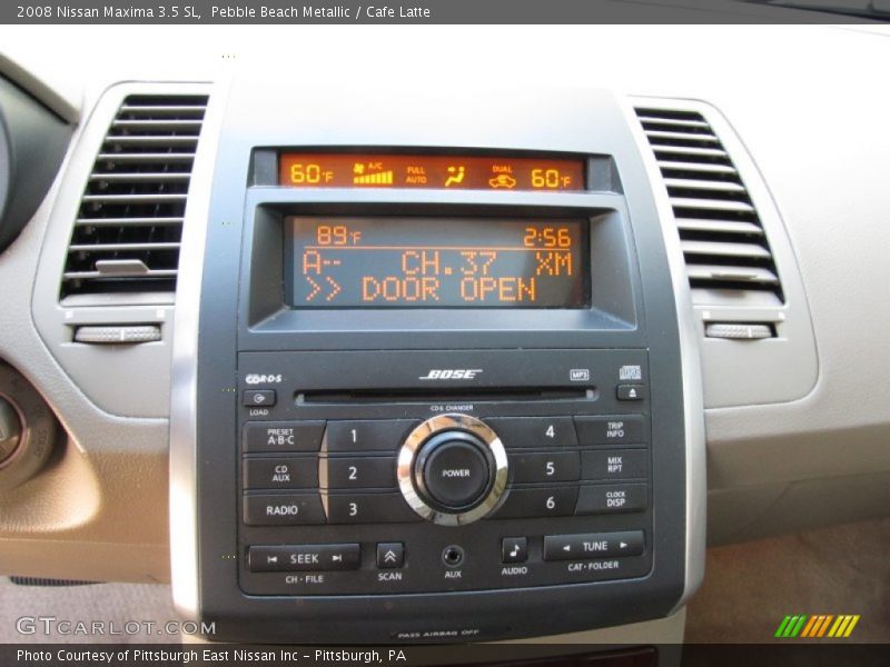 Pebble Beach Metallic / Cafe Latte 2008 Nissan Maxima 3.5 SL