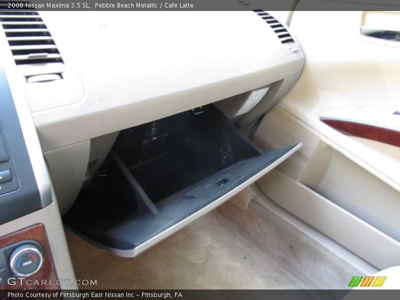Pebble Beach Metallic / Cafe Latte 2008 Nissan Maxima 3.5 SL