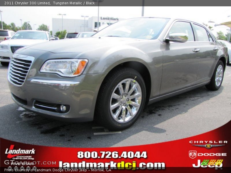 Tungsten Metallic / Black 2011 Chrysler 300 Limited