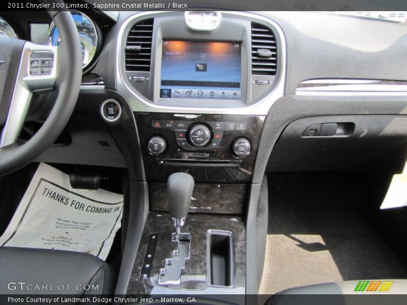 Sapphire Crystal Metallic / Black 2011 Chrysler 300 Limited