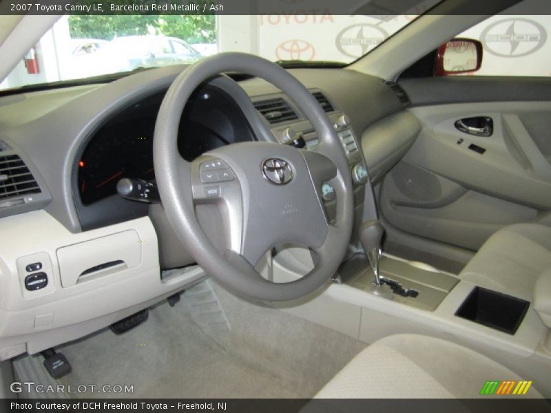 Barcelona Red Metallic / Ash 2007 Toyota Camry LE