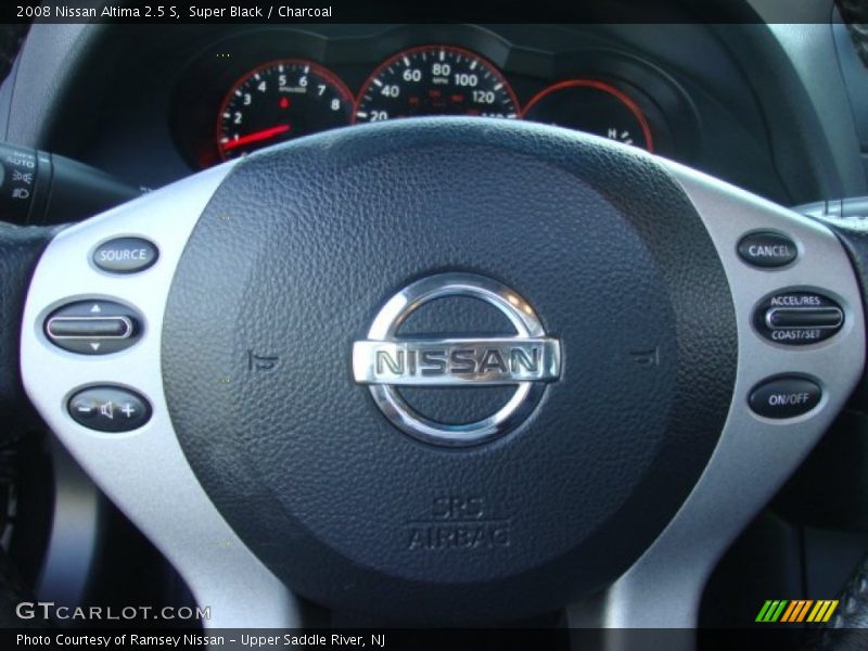 Super Black / Charcoal 2008 Nissan Altima 2.5 S