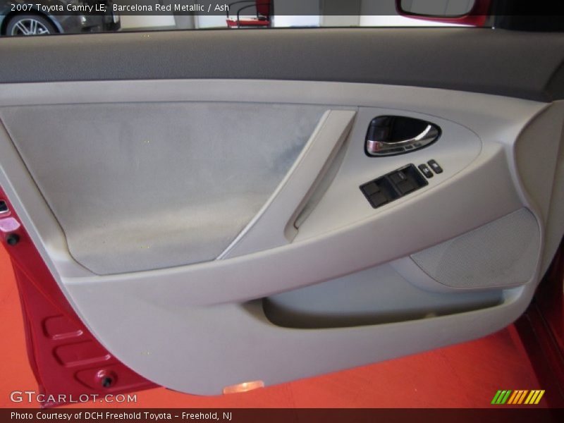 Barcelona Red Metallic / Ash 2007 Toyota Camry LE