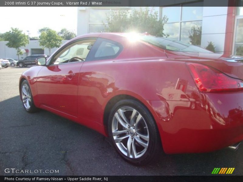 Vibrant Red / Wheat 2008 Infiniti G 37 Journey Coupe