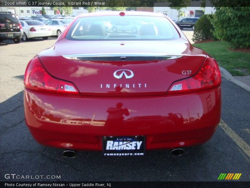 Vibrant Red / Wheat 2008 Infiniti G 37 Journey Coupe