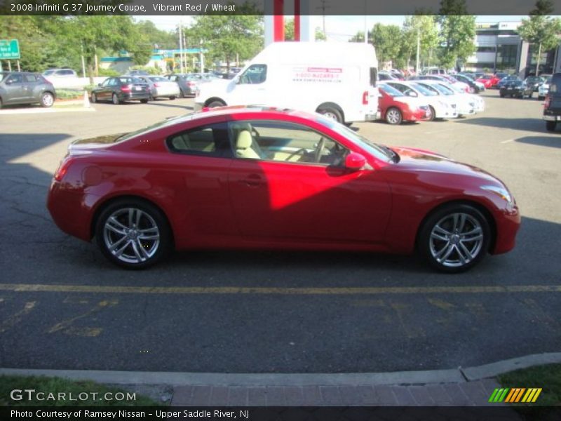 Vibrant Red / Wheat 2008 Infiniti G 37 Journey Coupe