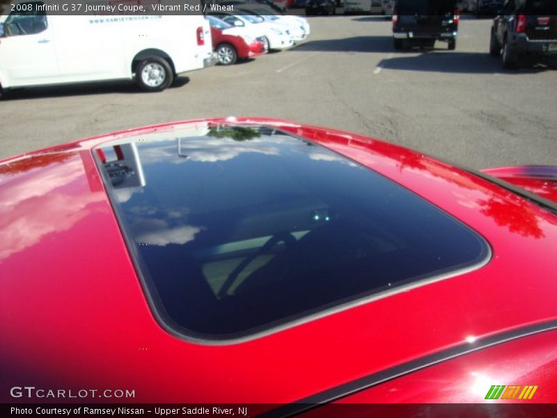 Vibrant Red / Wheat 2008 Infiniti G 37 Journey Coupe