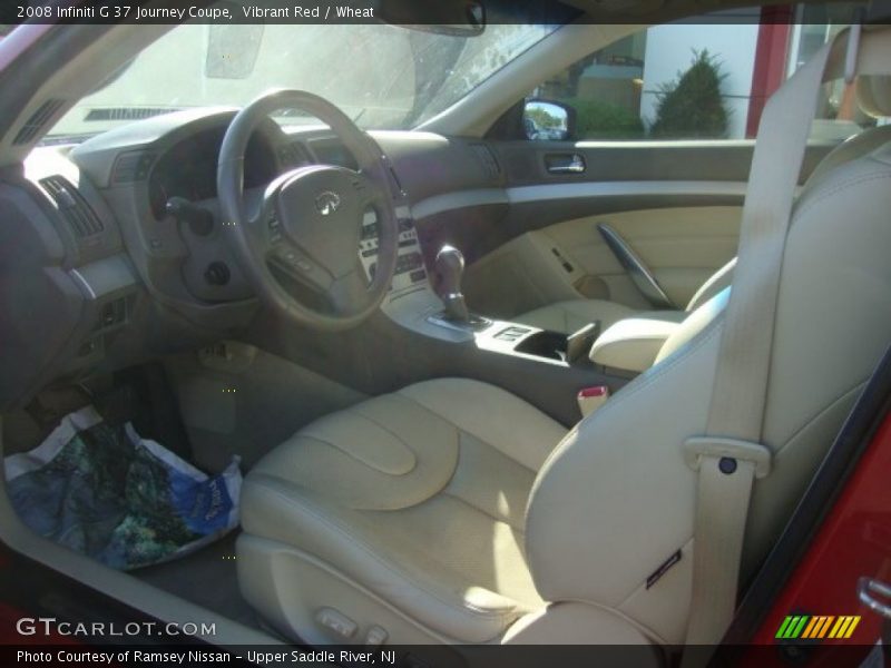 Vibrant Red / Wheat 2008 Infiniti G 37 Journey Coupe