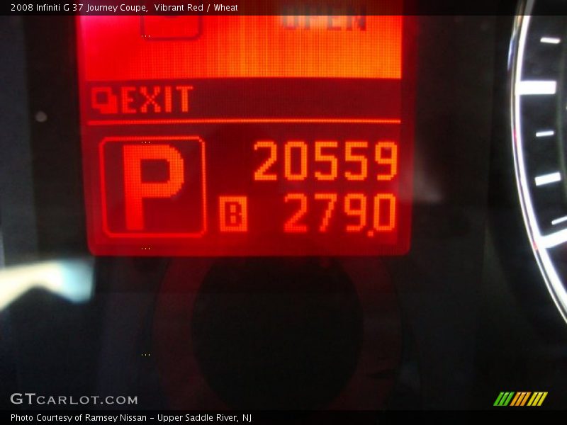 Vibrant Red / Wheat 2008 Infiniti G 37 Journey Coupe