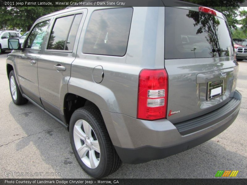 Mineral Gray Metallic / Dark Slate Gray 2011 Jeep Patriot Latitude