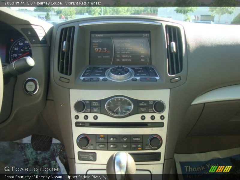 Vibrant Red / Wheat 2008 Infiniti G 37 Journey Coupe