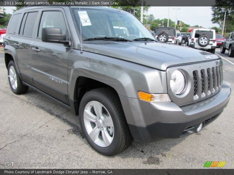 Mineral Gray Metallic / Dark Slate Gray 2011 Jeep Patriot Latitude