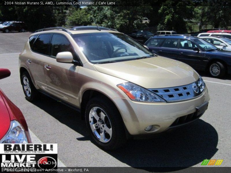 Luminous Gold Metallic / Cafe Latte 2004 Nissan Murano SL AWD