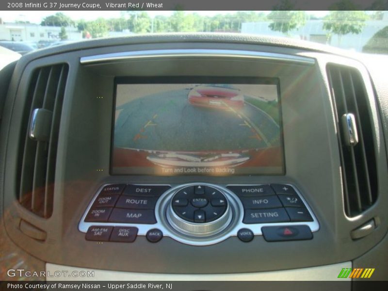Vibrant Red / Wheat 2008 Infiniti G 37 Journey Coupe