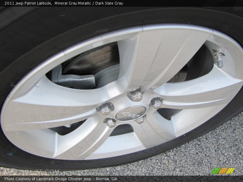 Mineral Gray Metallic / Dark Slate Gray 2011 Jeep Patriot Latitude