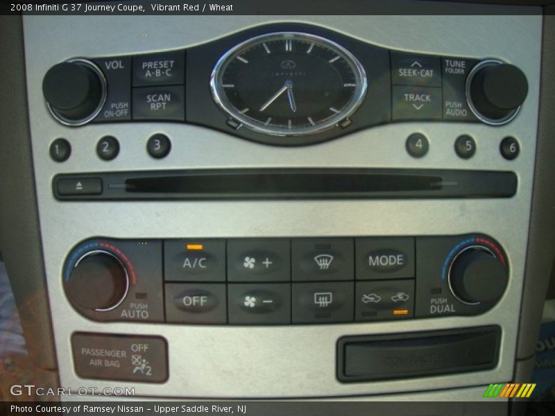 Vibrant Red / Wheat 2008 Infiniti G 37 Journey Coupe
