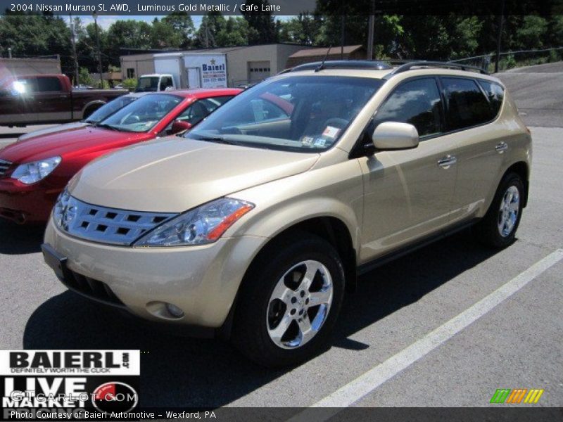 Luminous Gold Metallic / Cafe Latte 2004 Nissan Murano SL AWD