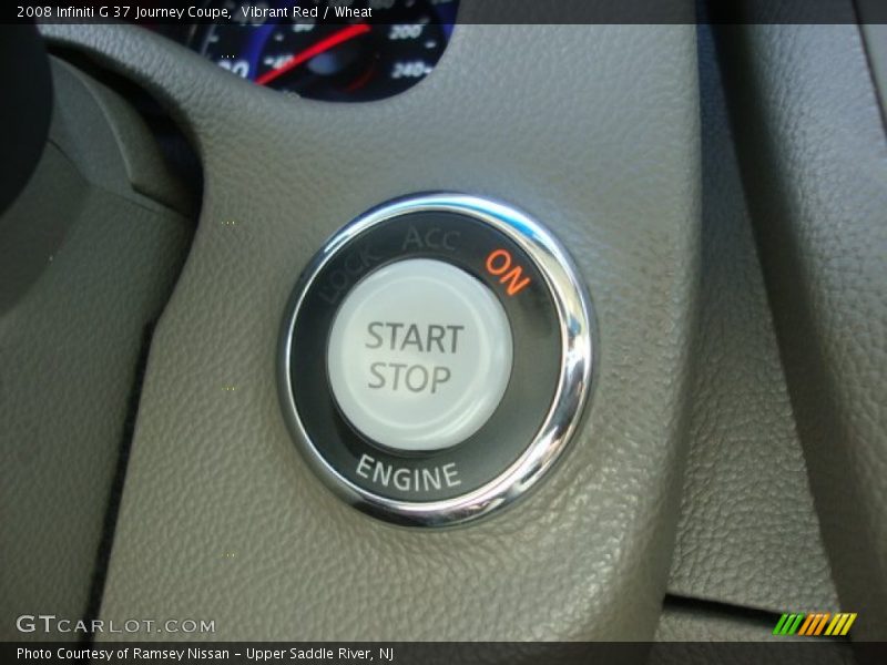 Vibrant Red / Wheat 2008 Infiniti G 37 Journey Coupe