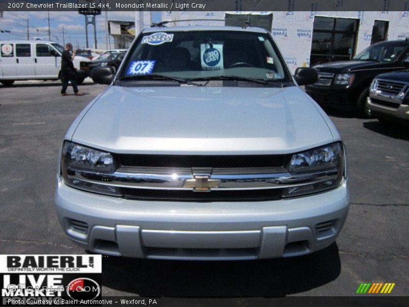 Moondust Metallic / Light Gray 2007 Chevrolet TrailBlazer LS 4x4