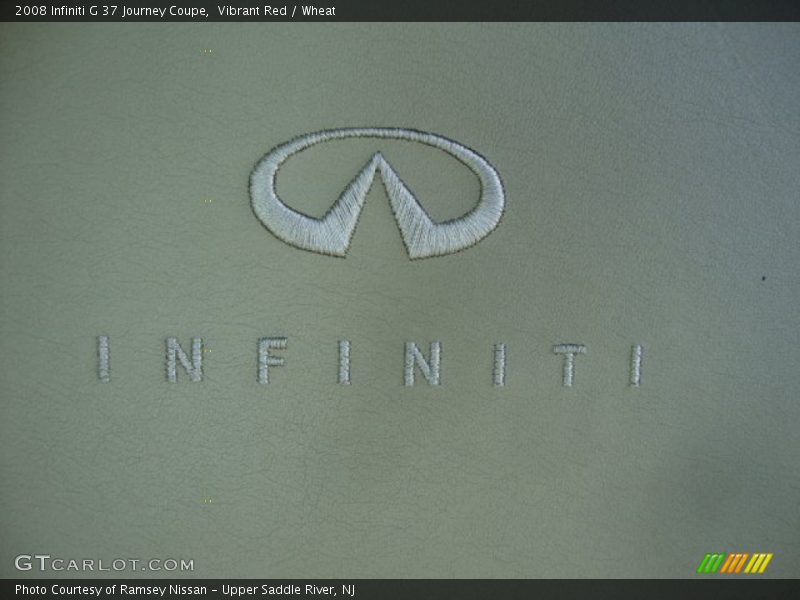 Vibrant Red / Wheat 2008 Infiniti G 37 Journey Coupe