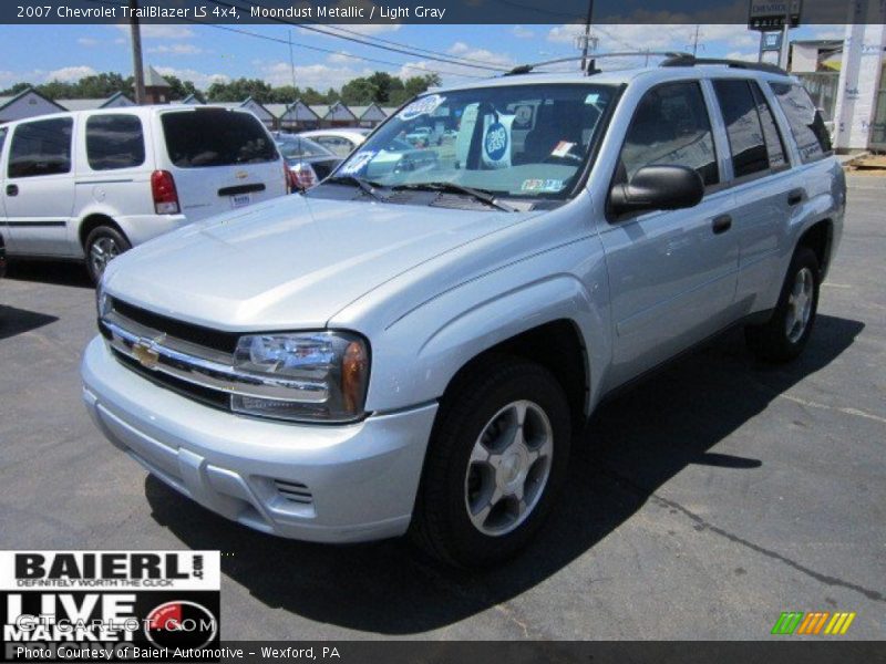 Moondust Metallic / Light Gray 2007 Chevrolet TrailBlazer LS 4x4