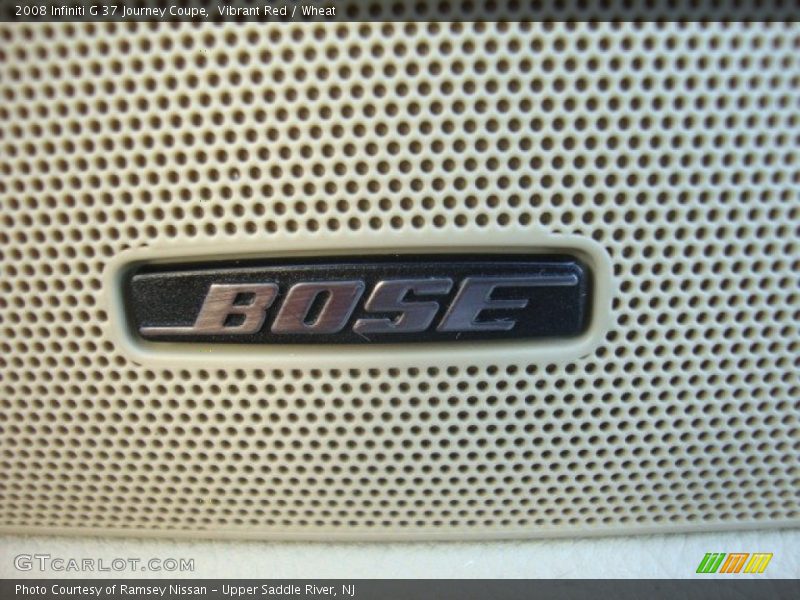 Vibrant Red / Wheat 2008 Infiniti G 37 Journey Coupe