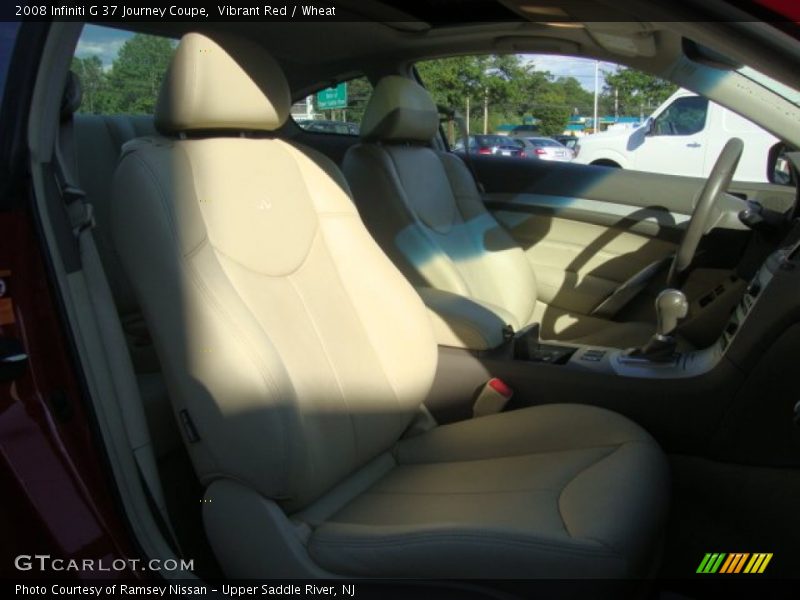 Vibrant Red / Wheat 2008 Infiniti G 37 Journey Coupe