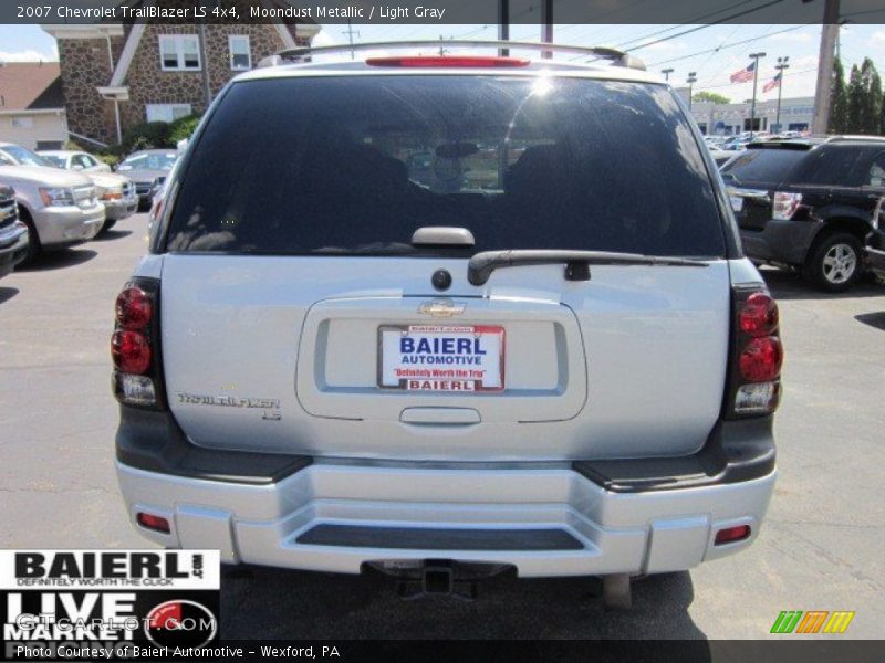 Moondust Metallic / Light Gray 2007 Chevrolet TrailBlazer LS 4x4