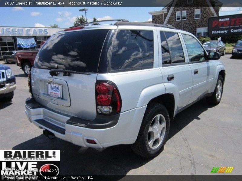 Moondust Metallic / Light Gray 2007 Chevrolet TrailBlazer LS 4x4