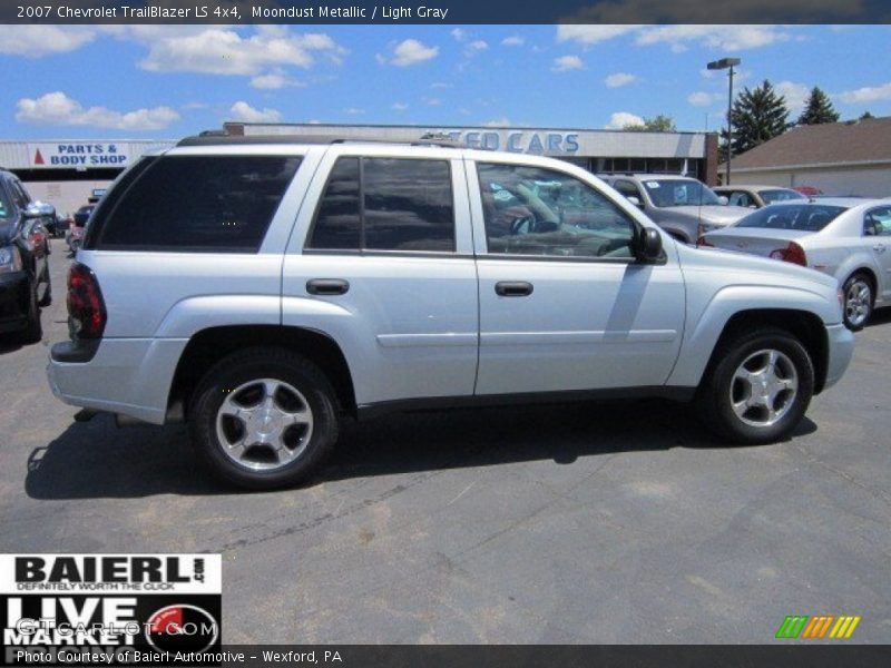 Moondust Metallic / Light Gray 2007 Chevrolet TrailBlazer LS 4x4