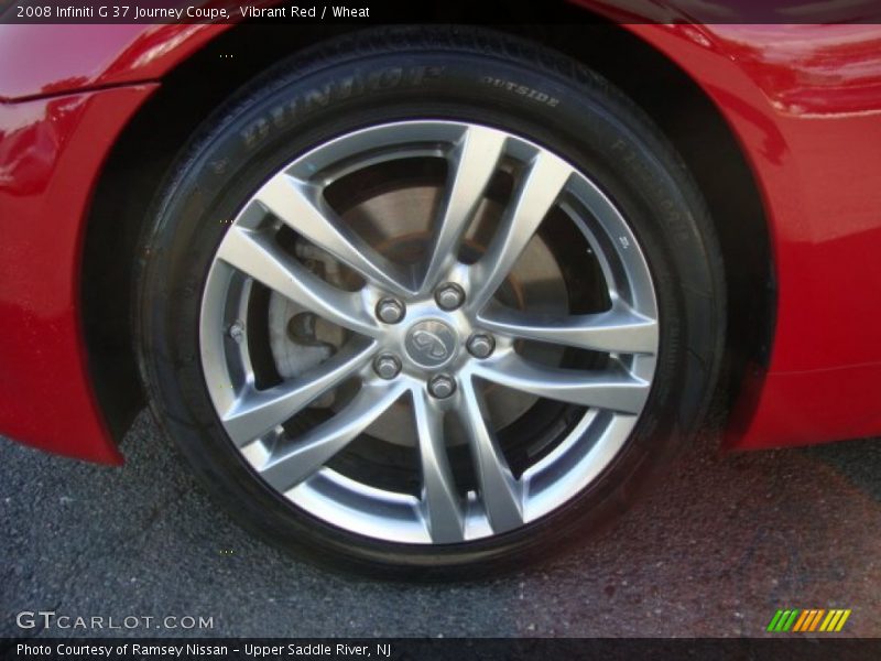 Vibrant Red / Wheat 2008 Infiniti G 37 Journey Coupe