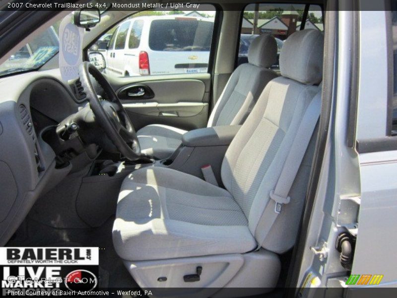 Moondust Metallic / Light Gray 2007 Chevrolet TrailBlazer LS 4x4
