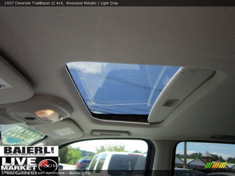 Moondust Metallic / Light Gray 2007 Chevrolet TrailBlazer LS 4x4