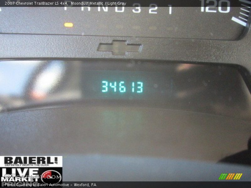 Moondust Metallic / Light Gray 2007 Chevrolet TrailBlazer LS 4x4