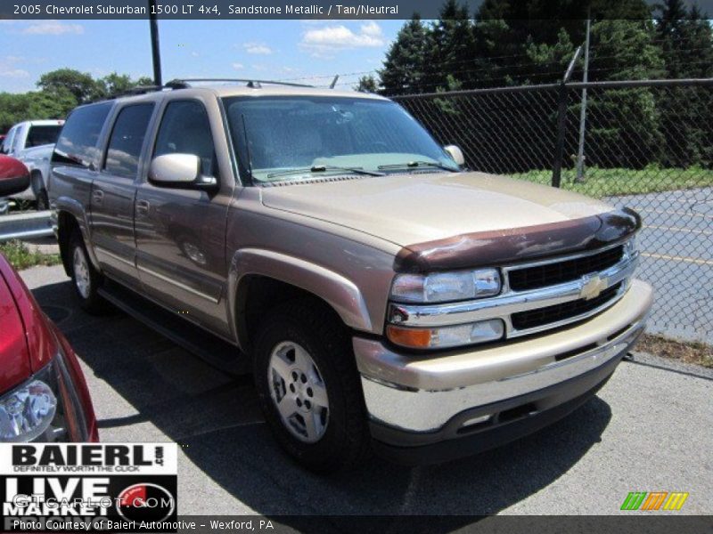 Sandstone Metallic / Tan/Neutral 2005 Chevrolet Suburban 1500 LT 4x4