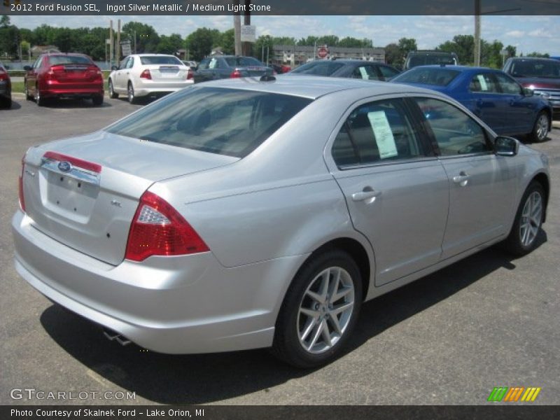  2012 Fusion SEL Ingot Silver Metallic