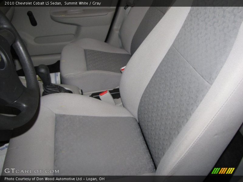 Summit White / Gray 2010 Chevrolet Cobalt LS Sedan