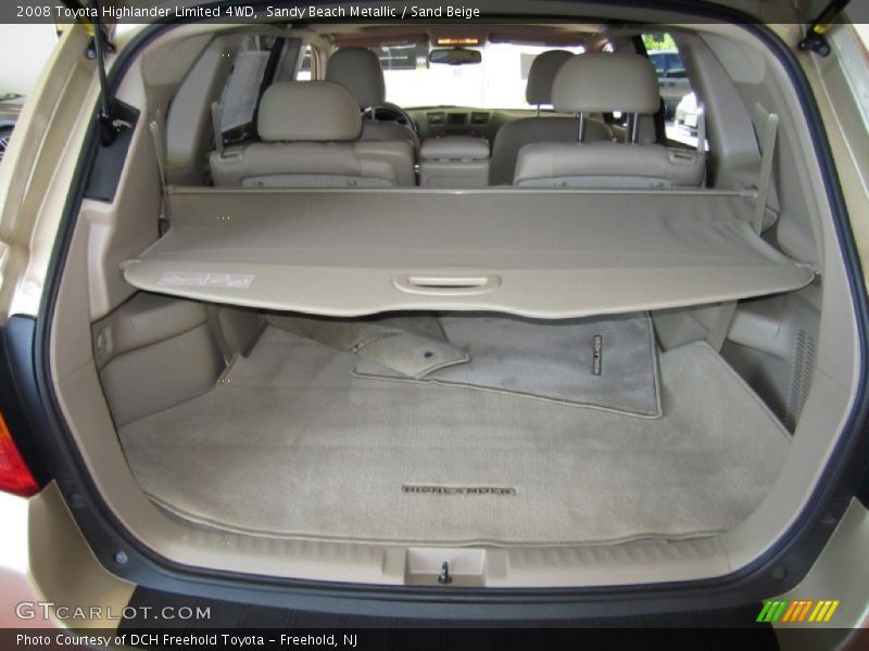 Sandy Beach Metallic / Sand Beige 2008 Toyota Highlander Limited 4WD