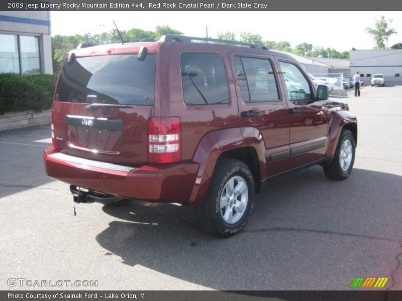 Red Rock Crystal Pearl / Dark Slate Gray 2009 Jeep Liberty Rocky Mountain Edition 4x4