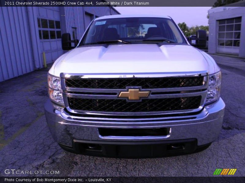 Summit White / Dark Titanium 2011 Chevrolet Silverado 2500HD Crew Cab 4x4