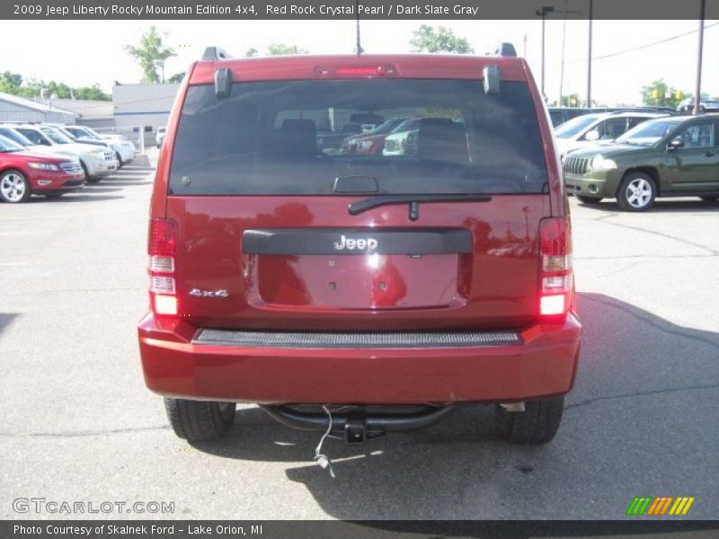 Red Rock Crystal Pearl / Dark Slate Gray 2009 Jeep Liberty Rocky Mountain Edition 4x4