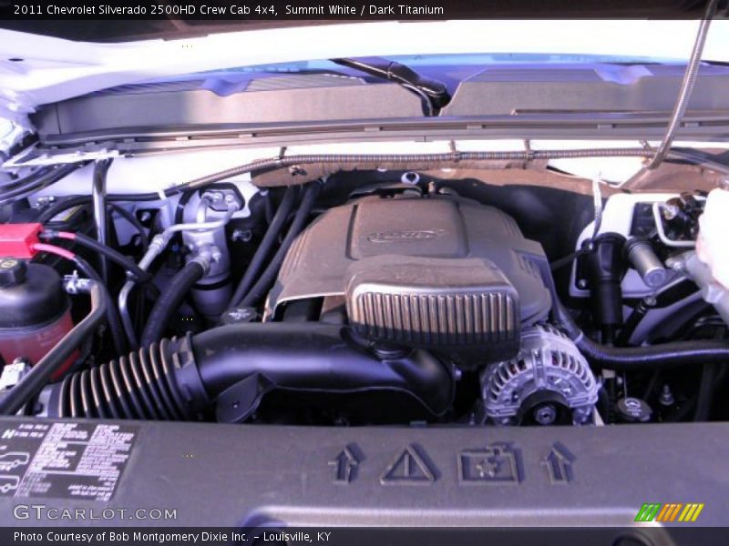 Summit White / Dark Titanium 2011 Chevrolet Silverado 2500HD Crew Cab 4x4