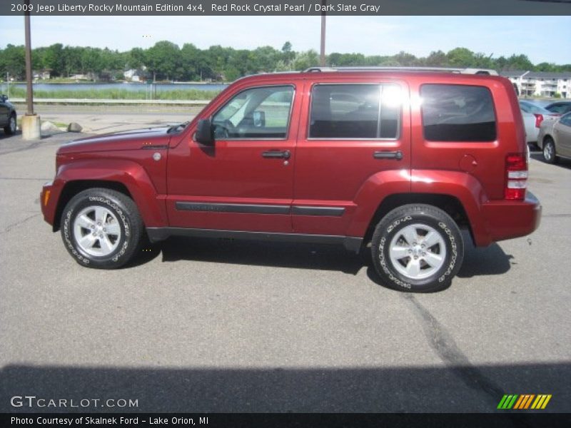 Red Rock Crystal Pearl / Dark Slate Gray 2009 Jeep Liberty Rocky Mountain Edition 4x4