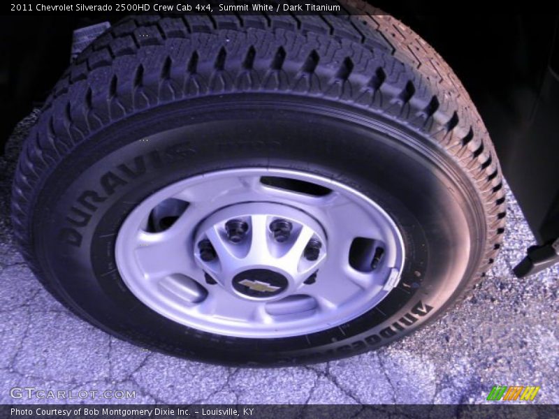 Summit White / Dark Titanium 2011 Chevrolet Silverado 2500HD Crew Cab 4x4