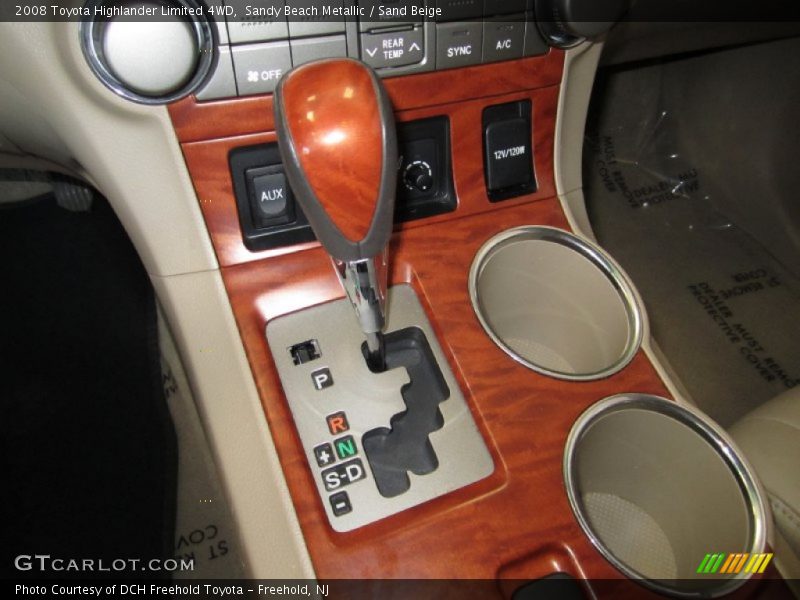 Sandy Beach Metallic / Sand Beige 2008 Toyota Highlander Limited 4WD