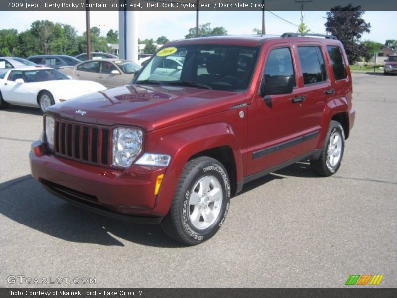 Red Rock Crystal Pearl / Dark Slate Gray 2009 Jeep Liberty Rocky Mountain Edition 4x4