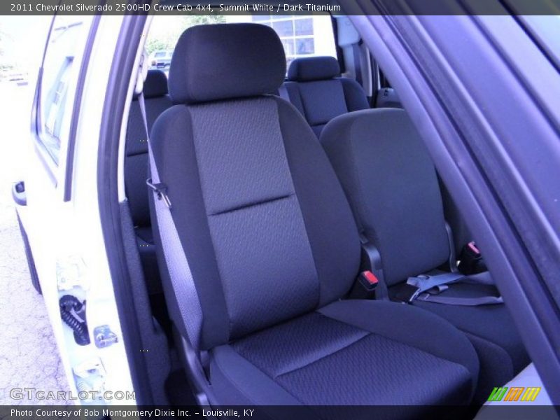 Summit White / Dark Titanium 2011 Chevrolet Silverado 2500HD Crew Cab 4x4