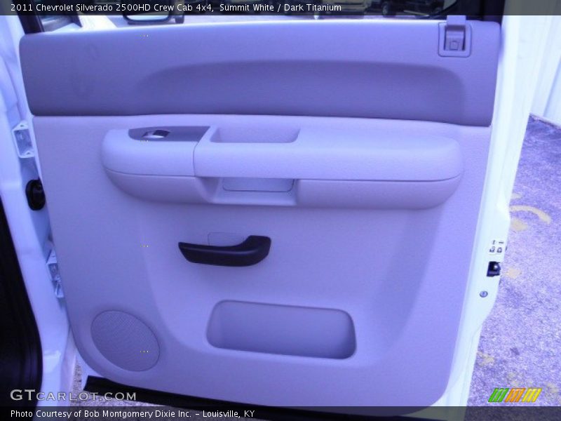 Summit White / Dark Titanium 2011 Chevrolet Silverado 2500HD Crew Cab 4x4